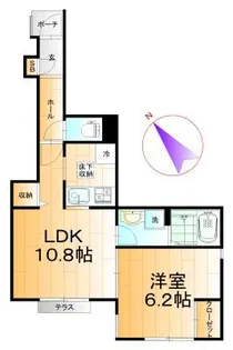 calla thread【1階】の間取り