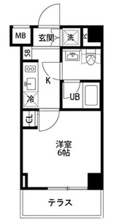 ルクレ高野台レジデンス【2階】の間取り