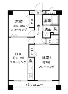 K.S柿生【3階】の間取り