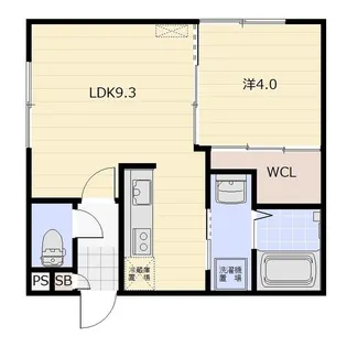 CROSS ROAD住吉【1階】の間取り
