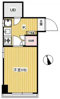 FORWEST段原(フォーウエスト段原)【4階】の間取り