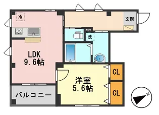 メゾンドK【2階】の間取り