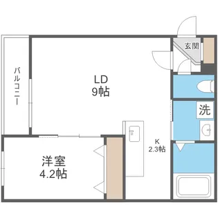 LIGARE ASABU【3階】の間取り