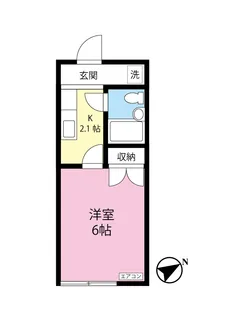 ニシキハイツ【2階】の間取り