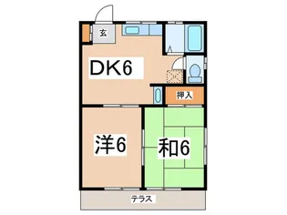 ハイツアベリア【2階】の間取り