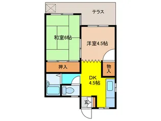 キャナルハイツ【1階】の間取り