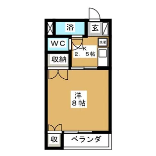 メイツ博美【2階】の間取り