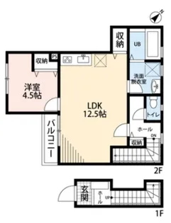 リーブルファイン鴻巣本町【2階】の間取り
