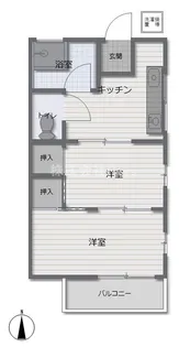 メゾン寿【2階】の間取り