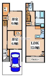 ヘレナガーデン玉串町西IIの間取り