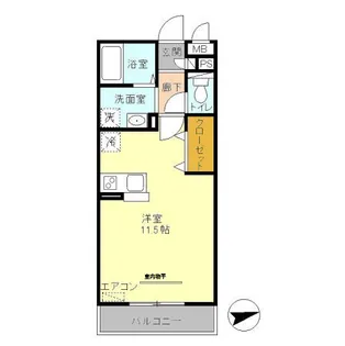 リヴィエール【1階】の間取り