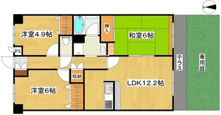 Siecle21【1階】の間取り