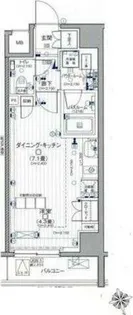 パレステージ中野【3階】の間取り