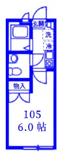 ラクシュミーKikuna【1階】の間取り