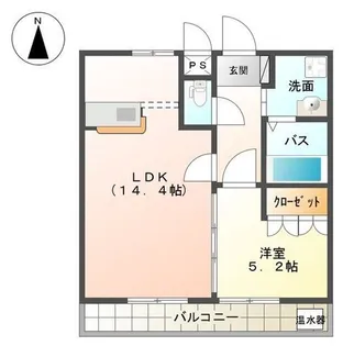 フォーマルハウト【1階】の間取り