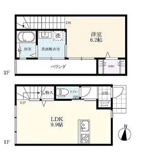 プレミアム高木瀬東の間取り