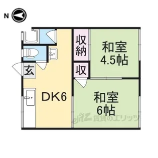 コーポ広瀬石原【1階】の間取り