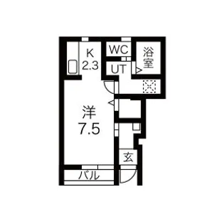 KINGDOMII【1階】の間取り