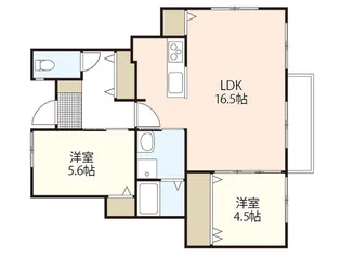 K-WOOD A【1階】の間取り