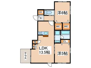 La Famiglia Felice【1階】の間取り