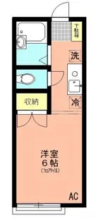 コーポK2【2階】の間取り