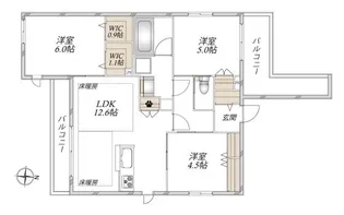 【新築☆旭化成ヘーベルメゾン】プランドールII【2階】の間取り