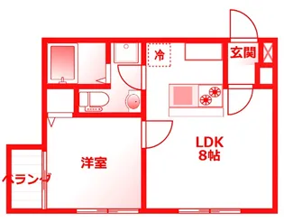 LYハイツ【2階】の間取り