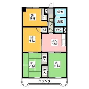 ライフコア119【2階】の間取り