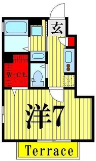 HABITATION【1階】の間取り