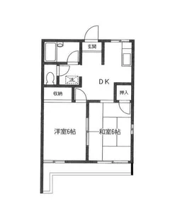 ハイネス藤崎【1階】の間取り