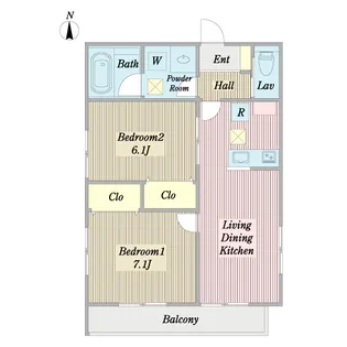 TAKA77【2階】の間取り