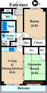 KMプラーザ【2階】の間取り
