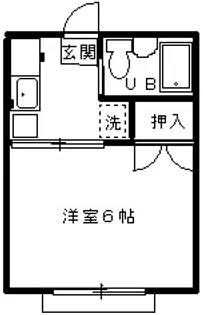 シティハイム・ローフル【2階】の間取り