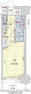 プレサンス上前津プレス【13階】の間取り