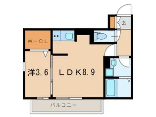 グレイド【3階】の間取り