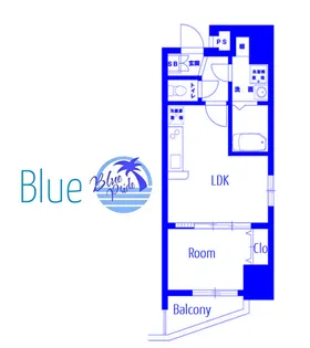 シャトーデYMヨコハマ【2階】の間取り