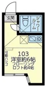 ユナイト保土ヶ谷サンターナデリベロ【1階】の間取り