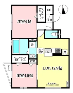 ル・ボア【1階】の間取り