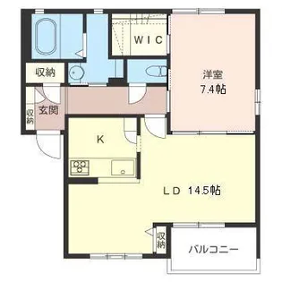 クレールII【1階】の間取り