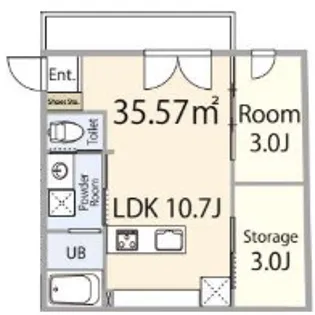 ラサハウス・アネックス【2階】の間取り