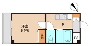 ボナール南行徳【2階】の間取り