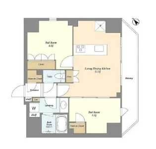 ルジェンテ・バリュ上野根岸【13階】の間取り