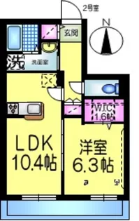Grancourt estico グランコートエスティコ【3階】の間取り