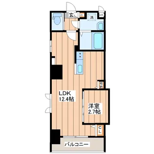 シエルエックス【6階】の間取り
