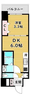 エスタート塚本【3階】の間取り