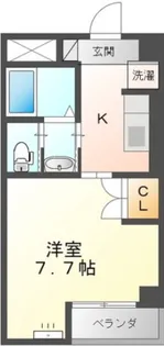 ルナ・グレーシア牛島【3階】の間取り