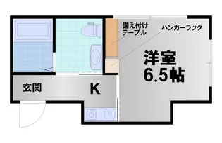 ノ・レーヴ堀川高辻【2階】の間取り
