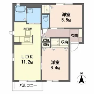 リサータ【1階】の間取り