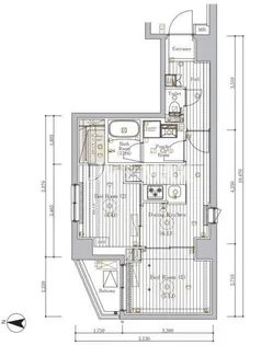 ミライズ錦糸町マーロ【7階】の間取り