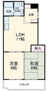 プロクシィスクエア香坂【4階】の間取り